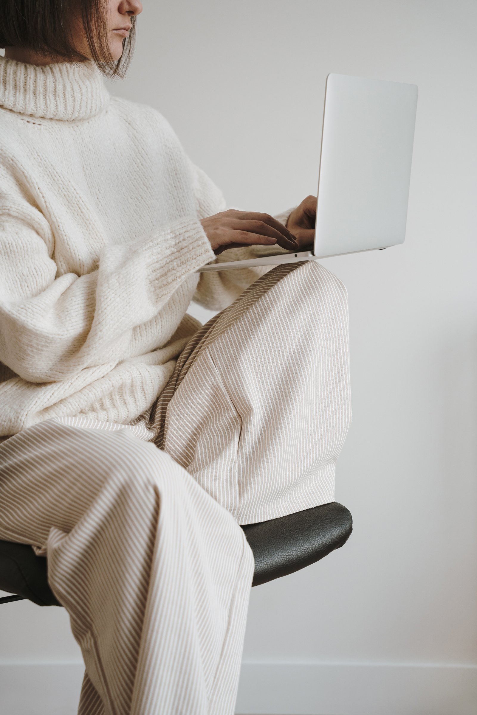 Person Using a Laptop